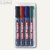 Edding Whiteboard-Marker-Set 360, Rundspitze: ca. 1.5-3 mm, sortiert, 4-360-4