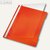 LEITZ Kunststoff-Schnellhefter DIN A4, 250 Blatt, PVC, orange, 4191-00-45