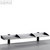 BoardMaster 100, 1 Aluminium-Regal 100 cm, 2 Zwingen, anthrazit, 750+0505+000