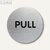 Edelstahl-Piktogramm PULL:Produktabbildung 1
