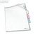 Durable Organisationshüllen DIN A4, 3fach-Teilung, transparent, 25 Stück,2316-19