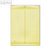 FolderSys Dokumententaschen, DIN A4 hoch, Klett, gelb, 100 St., 40104-64