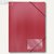 FolderSys Eckspannmappe für DIN A4, PP, rot, VE 40 Stück, 10004-80