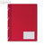FolderSys Einhak-Hefter DIN A4, PP, rot, VE 50 Stück, 11021-80