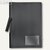 FolderSys Klemm-Mappe A4, PP, bis 50 Blatt, schwarz, 40 Stück, 13002-30