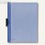 FolderSys Klemm-Mappe A4, PP, bis 40 Blatt, blau, VE 50 Stück, 13003-40