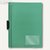 FolderSys Klemm-Mappe A4, PP, bis 40 Bl., vollfarbig grün, 50 Stück, 13004-50