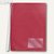FolderSys Klemmmappe mit Schiene, A4, PP, vollfarbig rot, 50 Stück, 13008-80