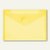 Umschlag/Sichttasche DIN A6 quer, PP, Klett, bis 70 Blatt, transparent gelb, 100