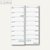 Wochenkalender, Hochformat 295 x 105 mm, 1 Woche/1 Seite, Kartoneinband, sortier