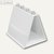 Tischflipchart, DIN A4 quer, PVC, 4-Ringmechanik Ø20 mm, weiß, 10 St., 4101090