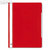 Veloflex Schnellhefter VELOFORM®, A4, PVC, glasklar/rot, 25 Stück, 4742021
