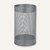 officio Papierkorb aus Metall, 15 l, stabile Ausführung, silber, 2981-36