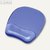 Fellowes Mousepad Crystal Gel mit Handgelenkauflage, blau, 91141