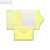 FolderSys Multifunktions-Schreibmappe,DIN A4, PP gelb, 10071-64