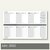 Tischkalender / Querkalender futura 5 - 42 x 13.7 cm***2026***:Produktabbildung 1