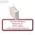 Posta Adressetiketten, 47x18 mm, Etikettenspender mit 300 Stück, Privatetiketten