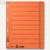 LEITZ Trennblätter, DIN A4, Manilakarton, 230 g/m, orange, 100 Stück, 1658-00-45