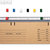 LEITZ Signale, für BETA Hängeregistratur,(B)6 x (H)9 mm, rot, 50 St., 2506-00-25