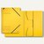 Eckspannermappe DIN A4, Klappen, Karton 320 g/qm, für 250 Blatt, gelb