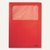 LEITZ Sichtmappe DIN A4, Karton mit Sichtfenster, rot, 100 Stück, 3950-00-25