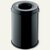 Helit Stahl-Papierkorb mit Löschkopf, 15 Liter, schwarz, H2515495