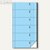Sigel Bonbuch, 360 Abrisse, Blaupapier, 105 x 200mm, blau, 2 x 60 Blatt, BO075