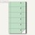 Bonbuch, 360 Abrisse, selbstdurchschreibend, 105x200mm, grün, 2x60 Blatt, BO091