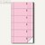 Bonbuch, 360 Abrisse, selbstdurchschreibend, 105x200mm, rosa, 2x60 Blatt, BO098