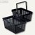 Einkaufskorb Shopping Basket 19 Liter, H 250 x B 400 x T 300 mm, schwarz