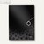 LEITZ Eckspannermappe Bebop, DIN A4, PP, schwarz mit Perlmutt-Effekt, 4563-00-95