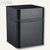Durable Papierkorb Metall, 18.5 l, eckig, perforiert, schwarz, 332001