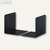 Durable Buchstützen 'S', 123 x 130 x 123 x 1 mm, Stahl, schwarz, 3243-01
