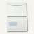 Kuvertierhüllen - 155 x 220 mm, nasskleb., 90g/m², Fenster, Offset, weiß, 500 St
