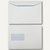 Kuvertierhüllen DIN C5 162 x 229 mm, 100g/qm, Fenster, offset weiß, 500 St.