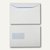 Kuvertierhüllen DIN C5 162 x 229 mm, 115g/qm, Fenster matt weiß 500 St., 2507119