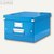 LEITZ Aufbewahrungsbox Click & Store WOW, für DIN A4, blau, 6044-00-36