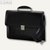 Alassio Aktentasche FAENZA, Schultergurt, Laptopfach, Leder, schwarz, 47011