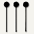 Papstar Longdrink-Sticks 'Münze', 17 cm, schwarz, 1.000 Stück, 81867
