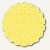 Papstar Tassen-Untersetzer, rund, Ø 9 cm, gelb, 400er-Pack, 14246