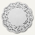 Papstar Teller- und Tassendeckchen, rund, Ø 15 cm, weiß, 2.000er-Pack, 12453