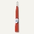 Papstar Zwillingskerzen, Ø 2.3 cm, H 35 cm, rot, 12er-Pack, 13370