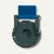 Laurel Kunststoff-Foldback-Klammer BRUTUS, 19 mm, blau, 12 Stück, 0716-30