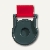 Laurel Kunststoff-Foldback-Klammer BRUTUS, 19 mm, rot, 12 Stück, 0716-20