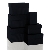 Rössler BOXLINE Kartonagen, rechteckig, div. Größen, schwarz, 6 Stück,1344453700