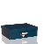 S.O.H.O. Aufbewahrungsbox mit Griff, navy, 337 x 255 x 105 mm, 2er Pack