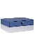 Rössler S.O.H.O. Schubladenbox A4, blau, 3er Pack, 1524452960