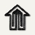 Kunststoff-Büroklammern 'Pfeil', dreieckig, 30 mm, schwarz, 100 Stück, 1429-11