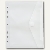 Sichttasche, DIN A5 hoch, abheftbar, Klettverschluss, 225 x 180 mm, 50 Stück