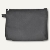 Banktasche A5, Nylon, Fingerschlaufe, Reißverschluss, schwarz, 10 St., 40407-30